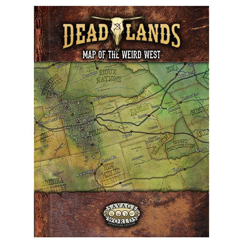 Deadlands RPG: Map of the Weird West