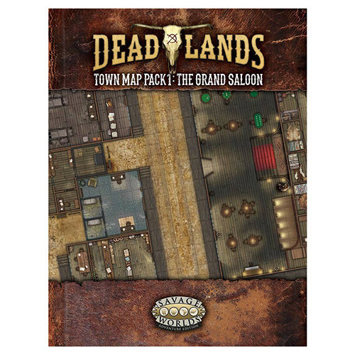 Deadlands RPG: Map Pack 1 - Grand Saloon