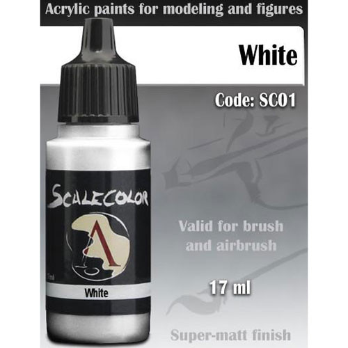 Scale Color Paint: White (17ml)