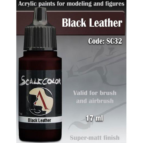 Scale Color Paint: Black Leather (17ml)