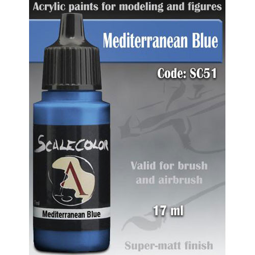 Scale Color Paint: Mediterranean Blue (17ml)
