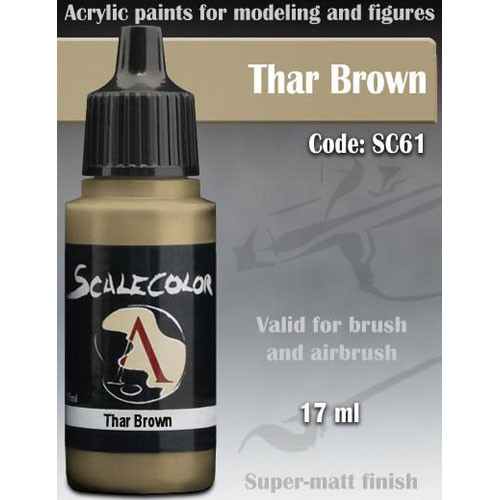 Scale Color Paint: Thar Brown (17ml)