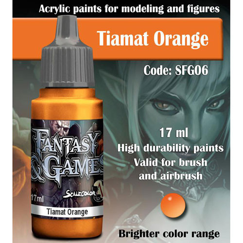 Fantasy & Games Paint: Tiamat Orange (17ml)