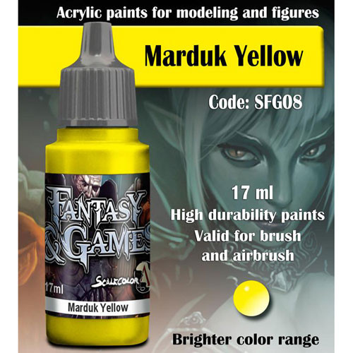 Fantasy & Games Paint: Marduk Yellow (17ml)