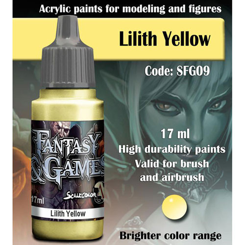 Fantasy & Games Paint: Lilith Yellow (17ml)