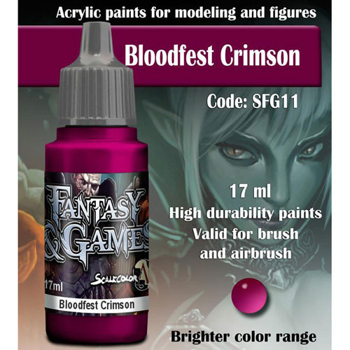 Fantasy Games Paint Bloodfest Crimson 17ml Table Top