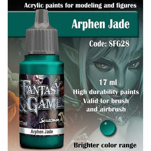 Fantasy & Games Paint: Arphen Jade (17ml)