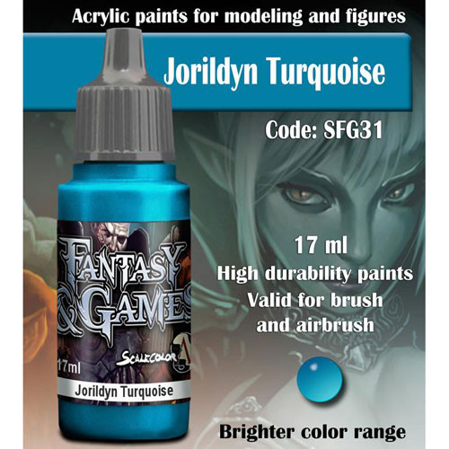 Fantasy & Games Paint: Jorildyn Turquoise (17ml)