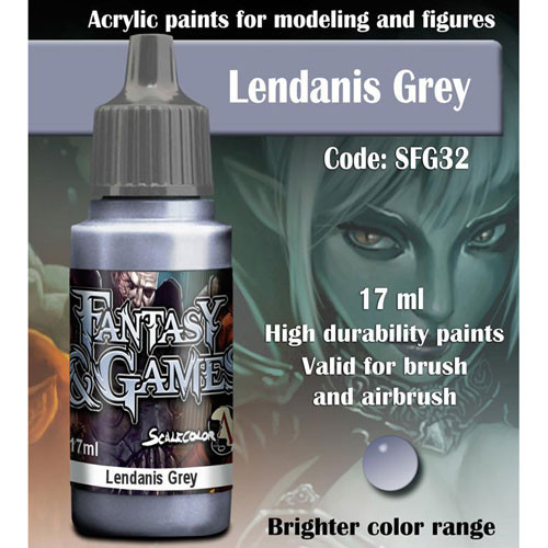 Fantasy & Games Paint: Lendanis Grey (17ml)