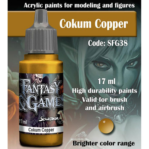 Fantasy & Games Paint: Cokum Copper (17ml)