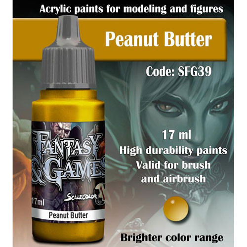 Fantasy & Games Paint: Peanut Butter (17ml)