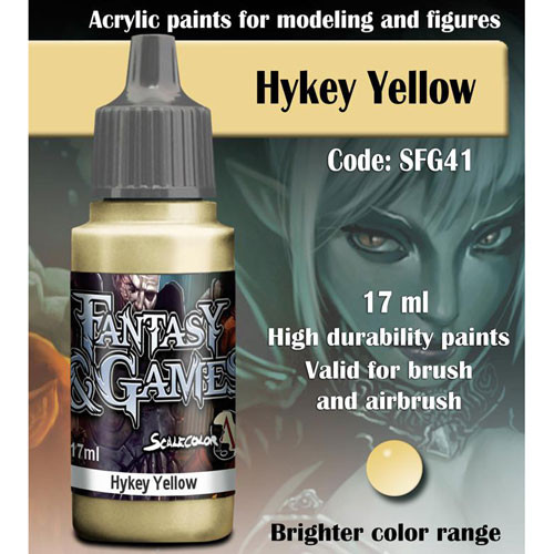 Fantasy & Games Paint: Hykey Yellow (17ml)