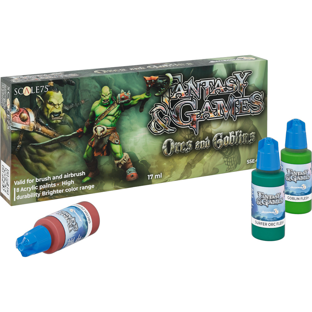 Fantasy & Games Paint Set: Orcs & Goblins, Accessories