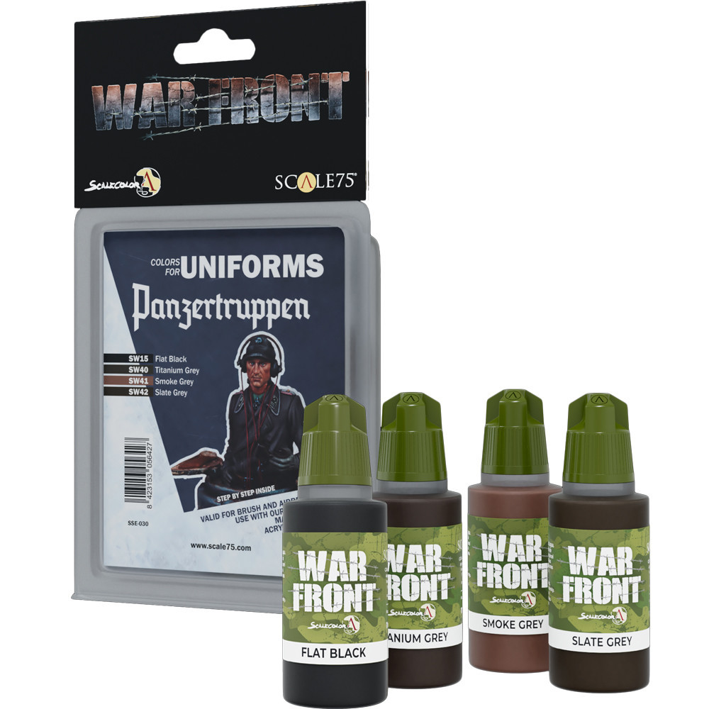 War Front Paint Set: Colors for Uniforms - Panzertruppen