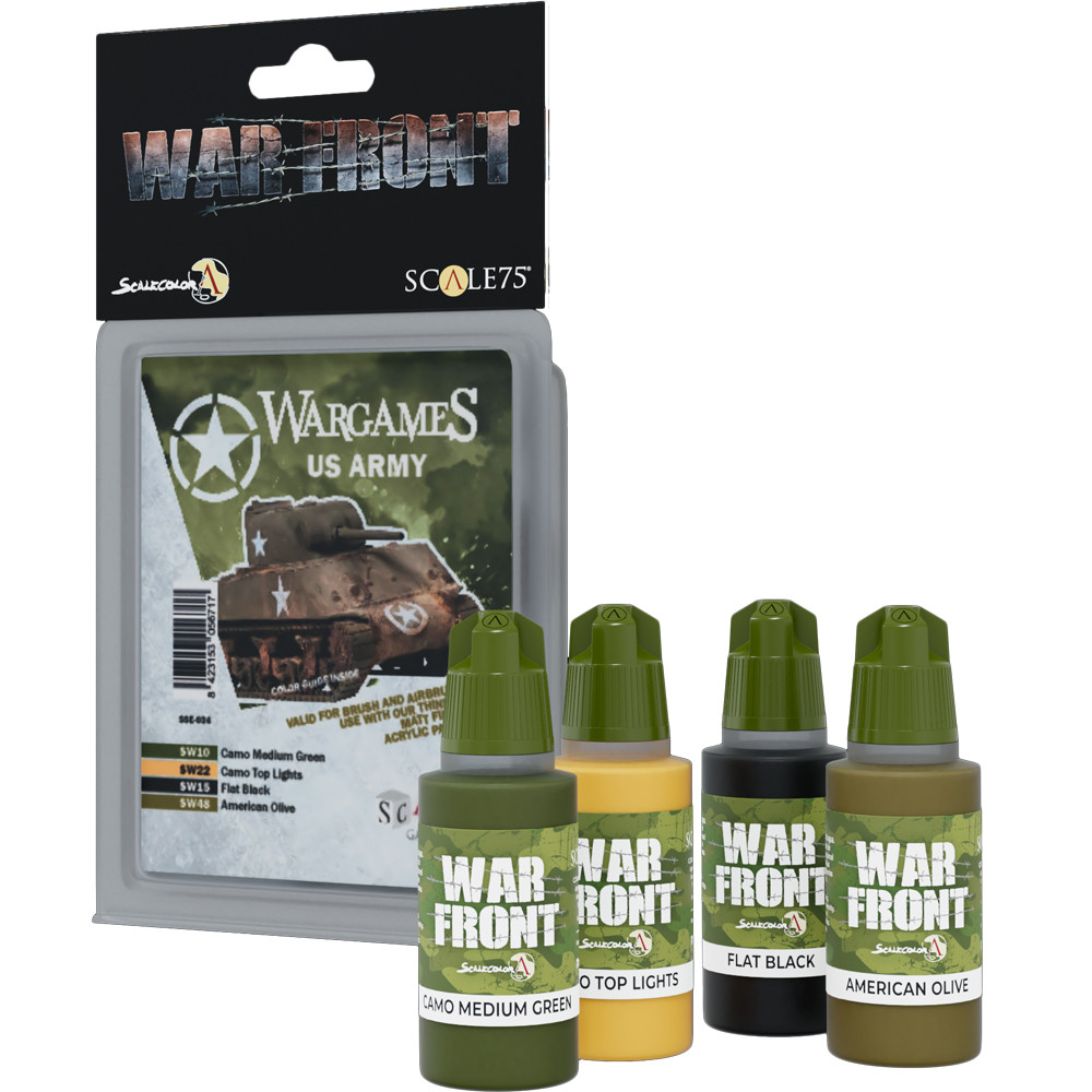 War Front Paint Set: US Army