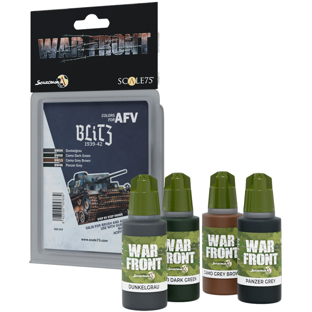 War Front Paint Set: Colors for AFV - Blitz 1939-42