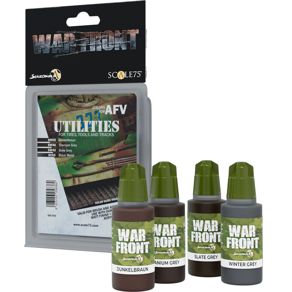 War Front Paint Set: Colors For AFV - Utilities