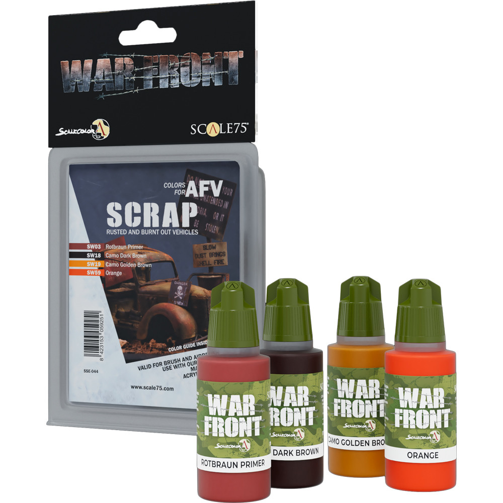 War Front Paint Set: Colors For AFV - Scrap