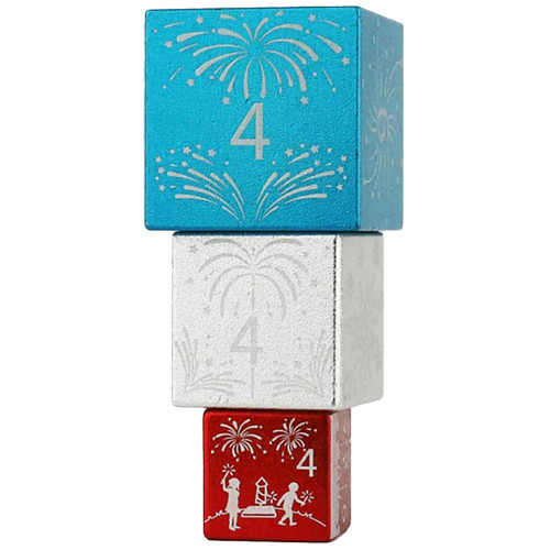 Sirius d6 Dice Set: Fireworks Stackable (3)