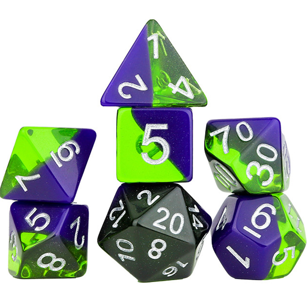 Polyhedral Dice Set: Sea Glass (7)