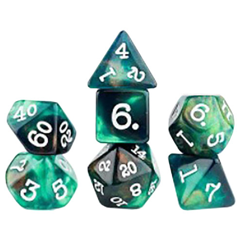 Sirius Dice: Opal Glaze - Seamoss (7)