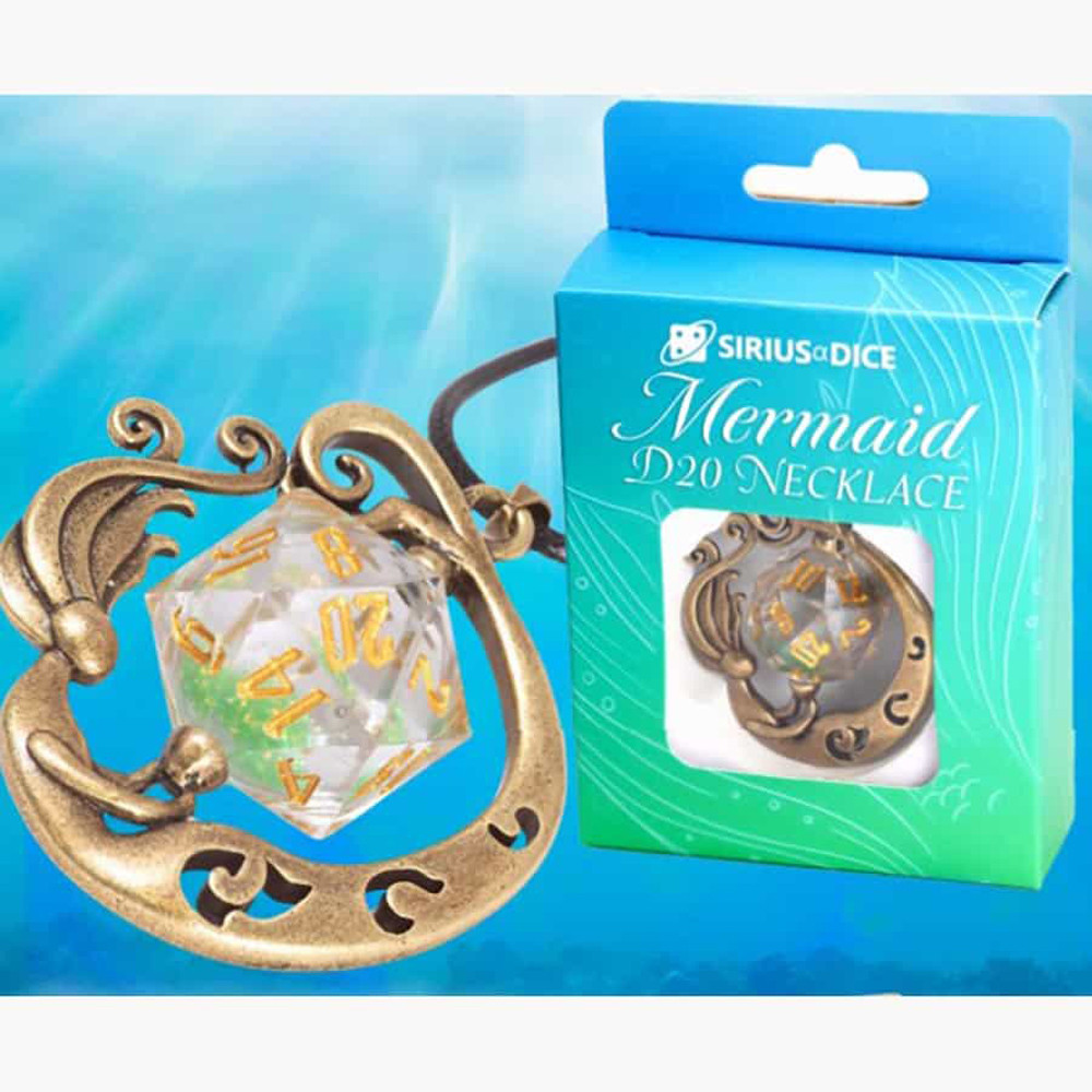 Mermaid D20 Necklace