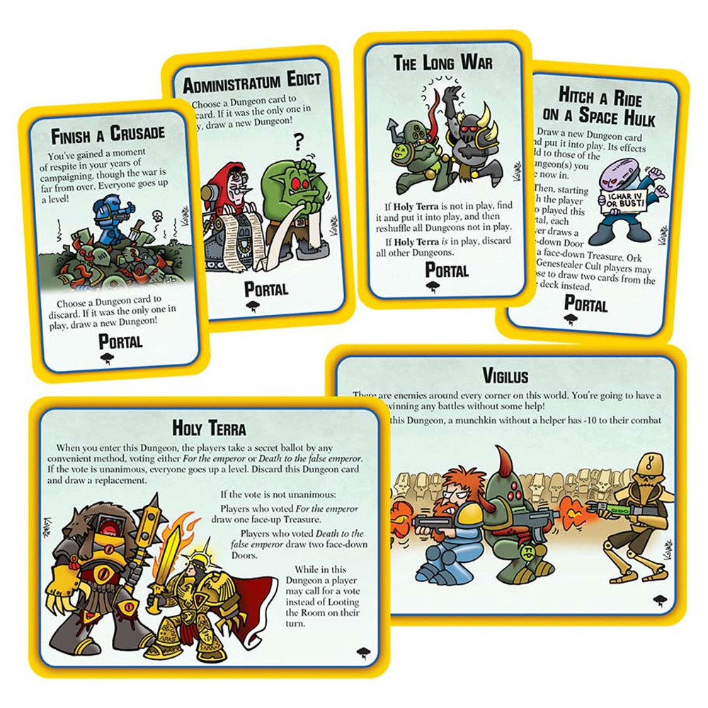 Munchkin Warhammer 40,000: Cults & Cogs Expansions, Board Games