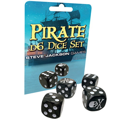 Pirate d6 Dice Set (6)