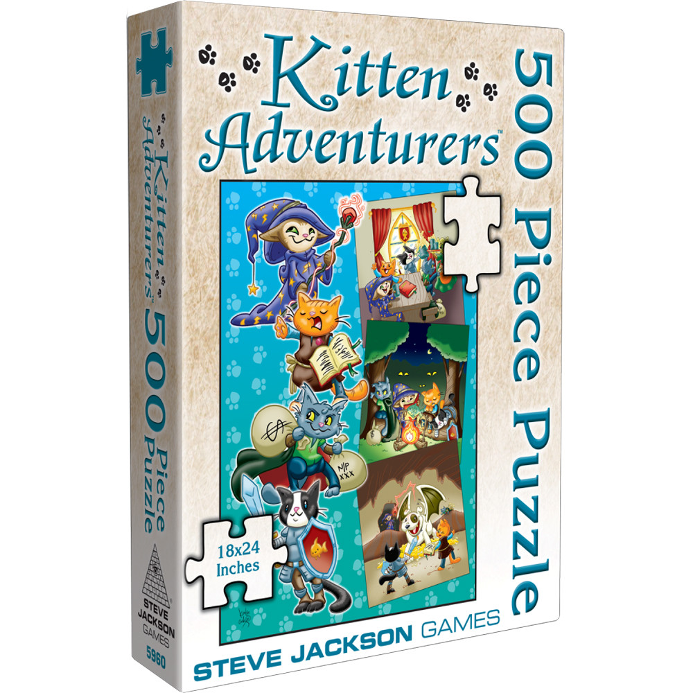 500-Piece Puzzle: Kitten Adventurers