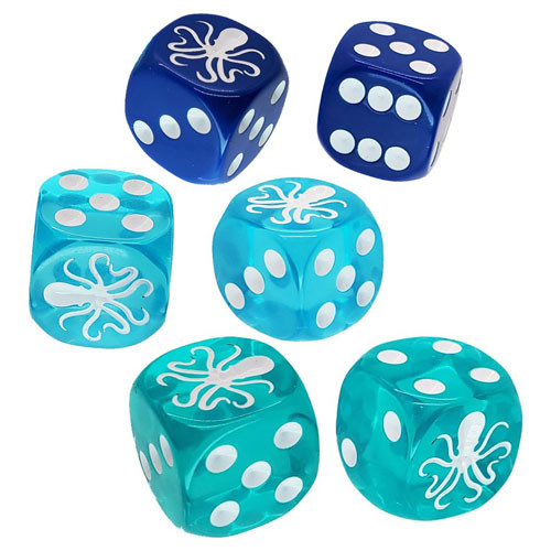 Octopus d6 Dice Set (6)