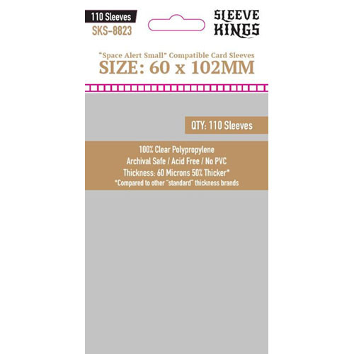 Sleeve Kings: Space Alert Compatible Sleeves (60x102mm) (110)