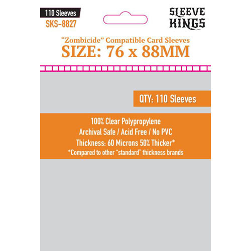 Sleeve Kings: Zombicide Compatible Sleeves (76x88mm) (110)