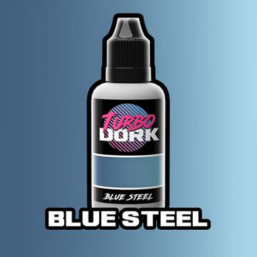 Metallic Acrylic Paint: Blue Steel (20ml)