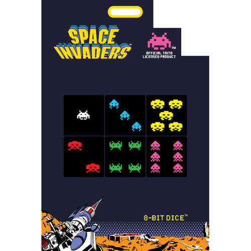 Turn One 8-Bit Dice: Space Invaders