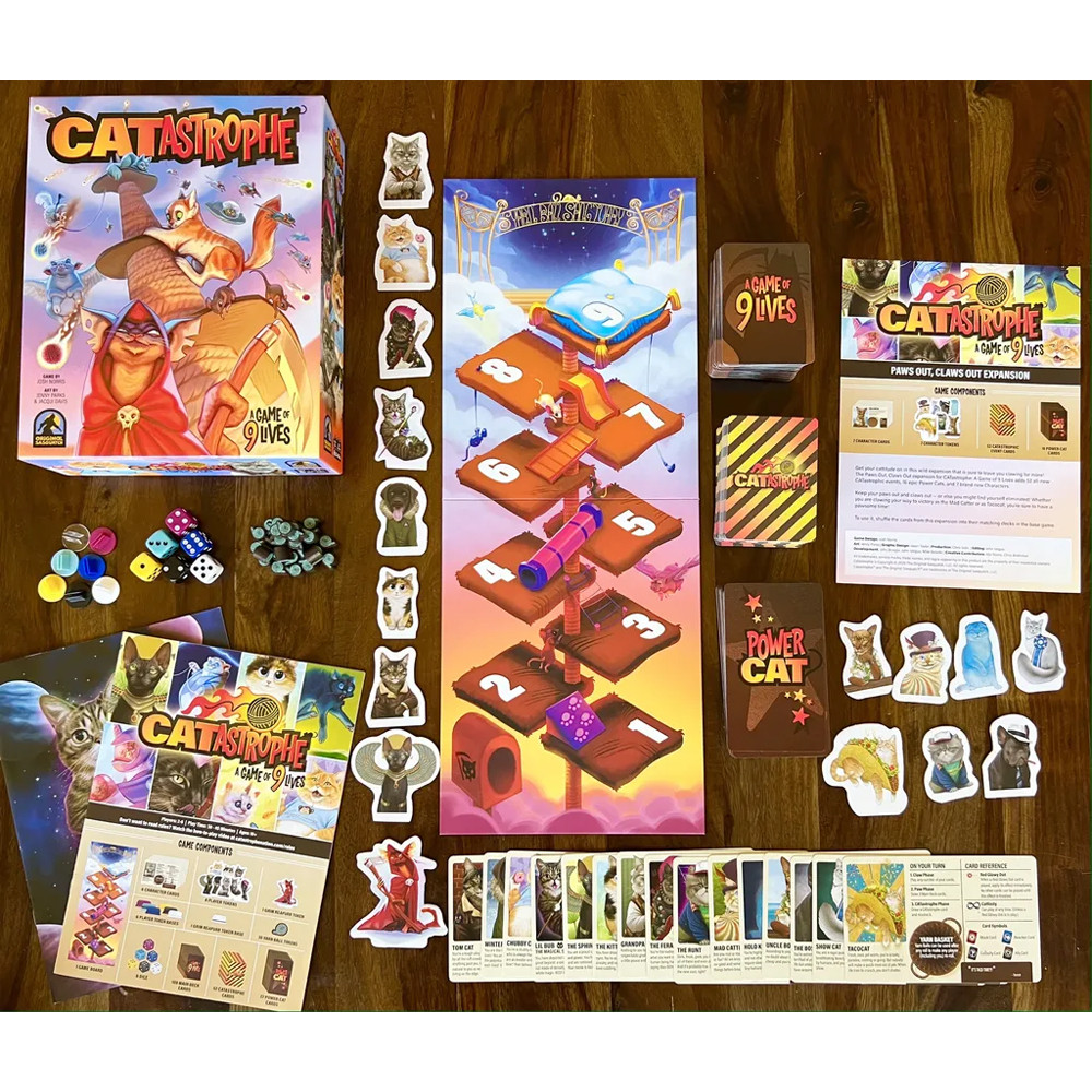 CATastrophe: Base Game + Paws Out, Claws Out Expansion