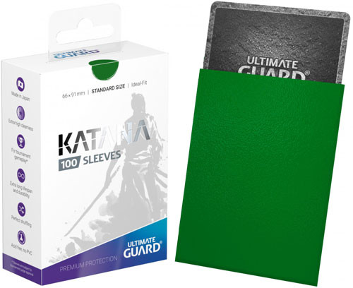 Katana Sleeves: Green (100)