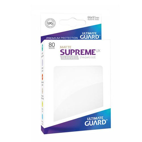 Supreme UX Sleeves: Matte White (80)