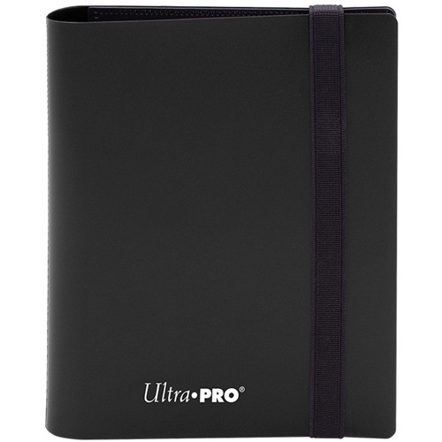 Ultra Pro 2-Pocket Pro-Binder: Jet Black