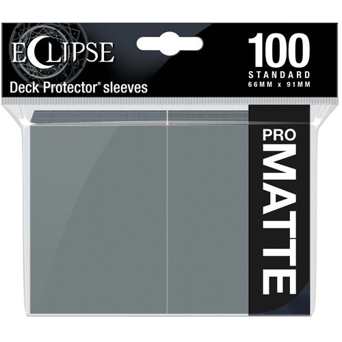 Ultra Pro Sleeves: Eclipse Matte - Smoke Grey (100)