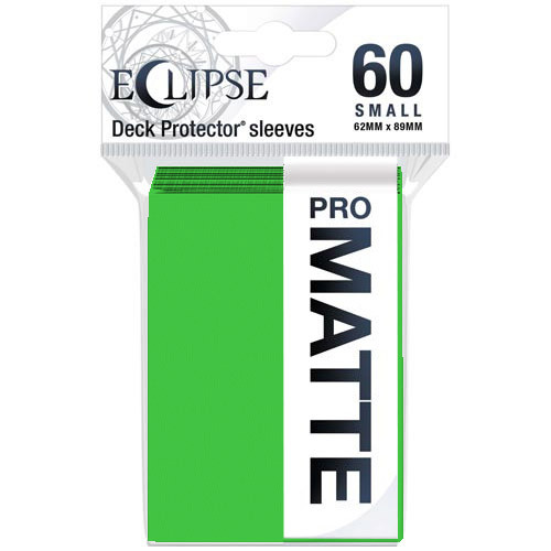 Ultra Pro Small Sleeves: Eclipse Matte - Lime Green (60)