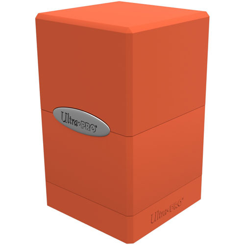 Ultra Pro Satin Tower: Pumpkin Orange