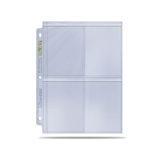 Ultra Pro 4-Pocket Platinum Pages (100)