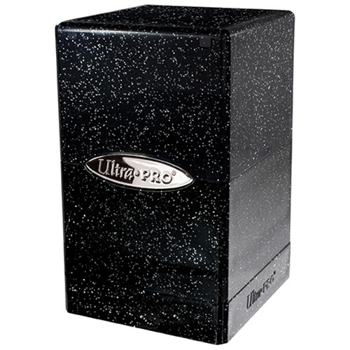 Ultra Pro Satin Tower: Glitter Black