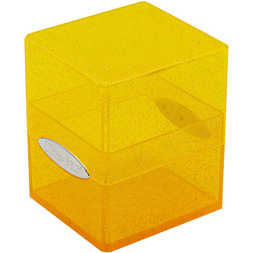 Satin Cube: Glitter Yellow