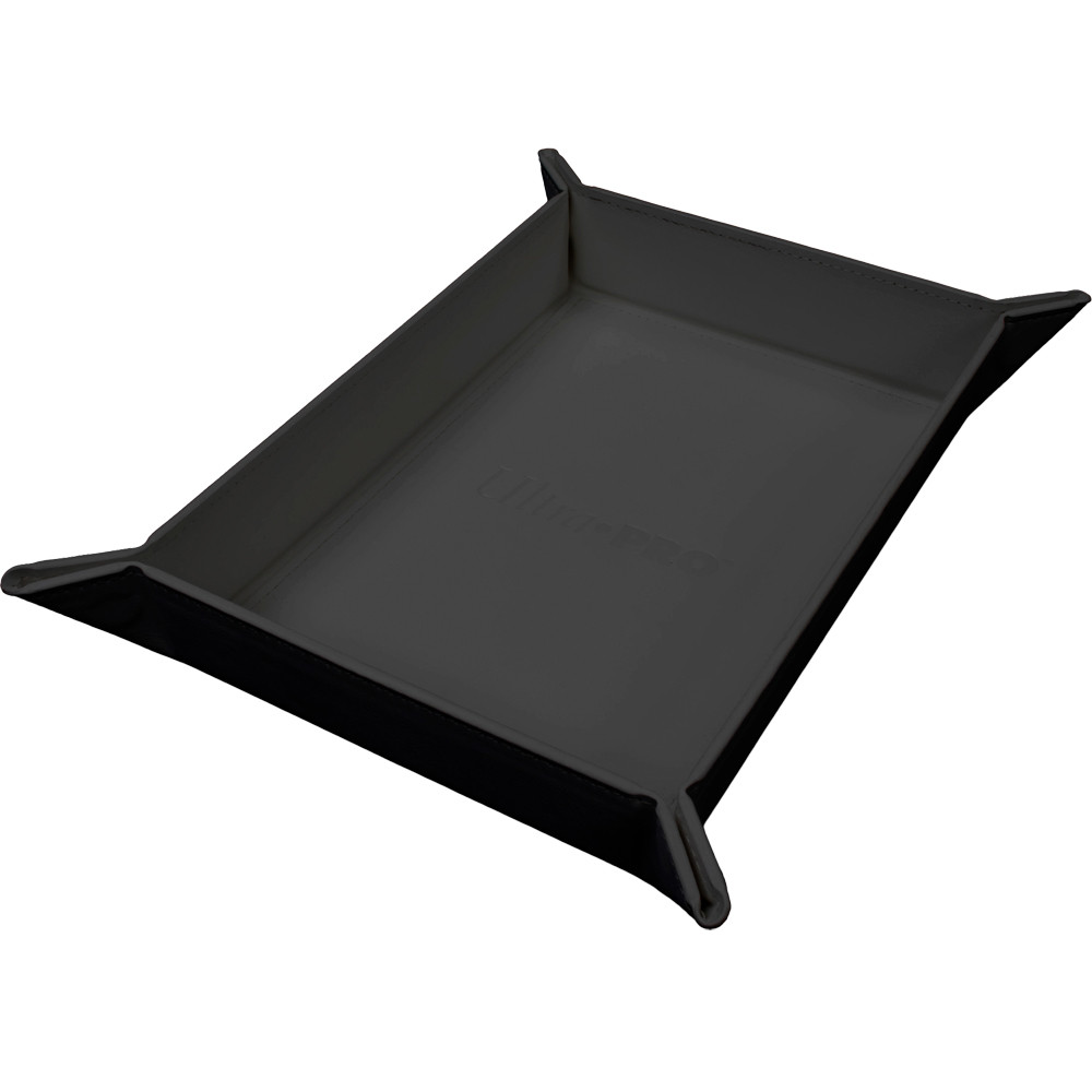 Vivid Dice Tray: Magnetic Foldable - Black