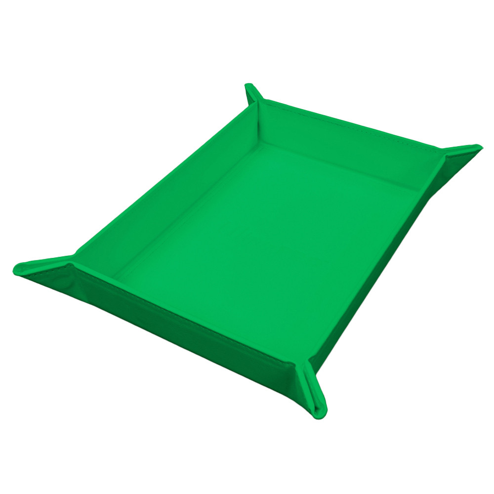 Vivid Dice Tray: Magnetic Foldable - Green