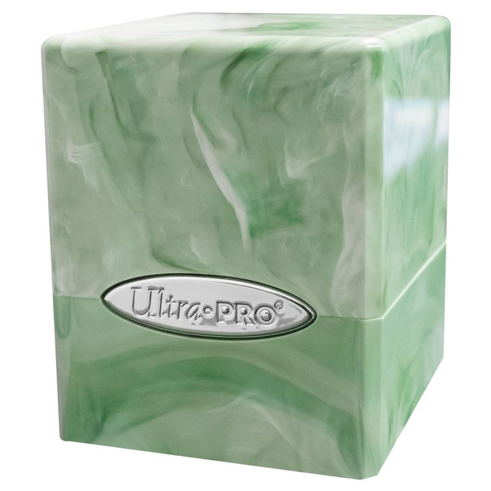 Satin Cube: Marble Lime Green/White (Preorder)