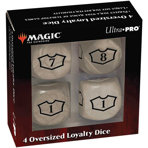 Magic: Deluxe Loyalty Dice Set - Plains (1-6 & 7-12)