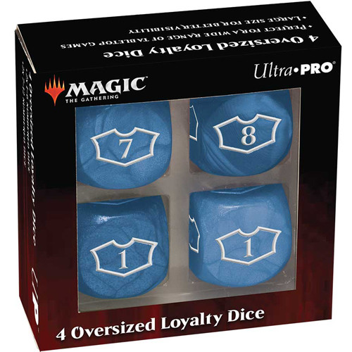 Magic: Deluxe Loyalty Dice Set - Island (1-6 & 7-12)