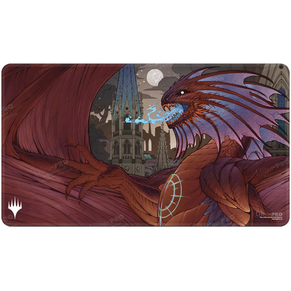 White-Stitched Playmat: March of the Machine, Aftermath - Niv-Mizzet